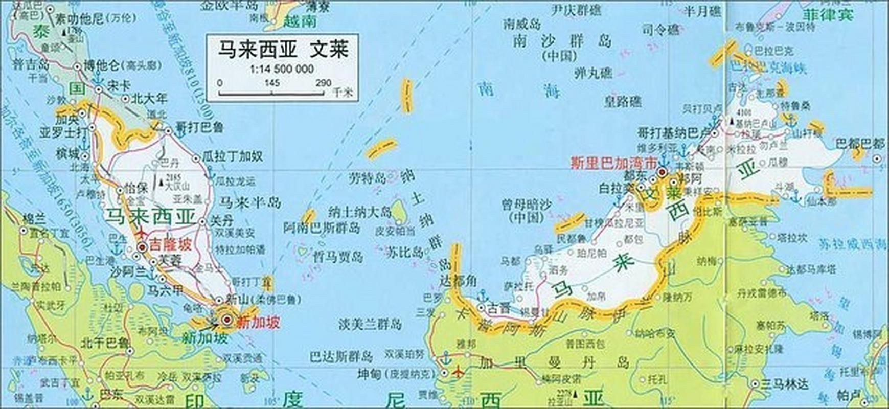 馬來西亞全球地圖 馬來西亞全球地圖 龍魚百科 第20張