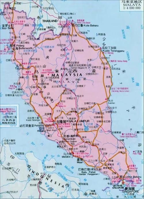 馬來西亞全球地圖 馬來西亞全球地圖 龍魚百科 第21張