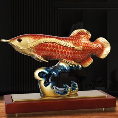 金龍魚擺件擺放忌諱：金龍魚擺件怎么擺放