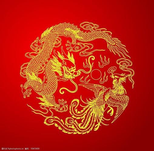 能推薦一些龍鳳圖案圖片嗎？