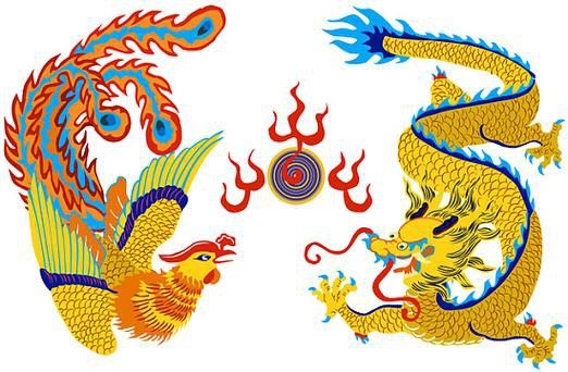 能推薦一些龍鳳圖案圖片嗎？