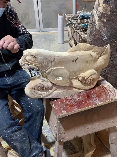 木雕刻的金龍魚 木雕刻的金龍魚 龍魚百科 第17張