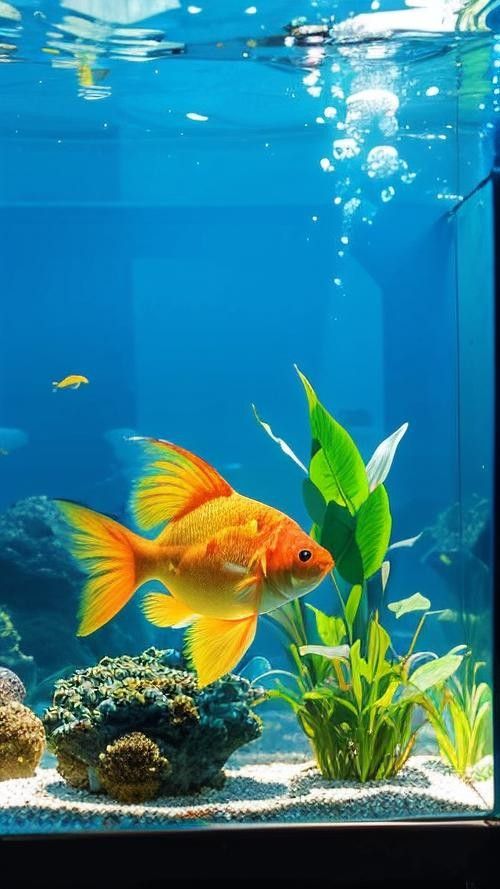 金龍魚魚缸背景圖高清