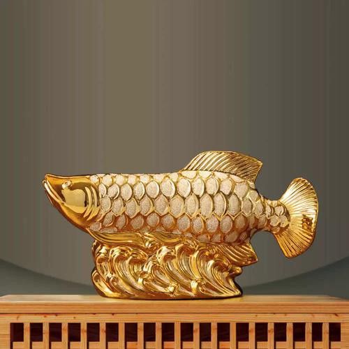 玉石金龍魚擺件圖片大全集