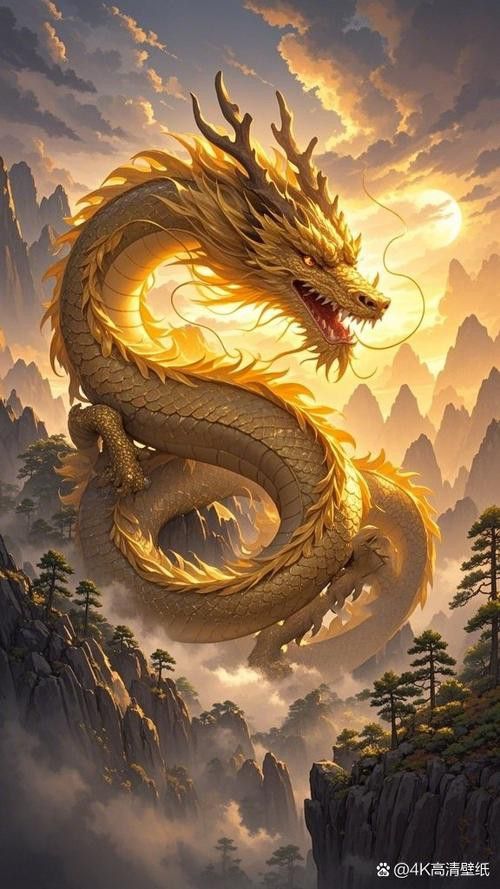 推薦一些高清的靜態(tài)招財(cái)金龍壁紙