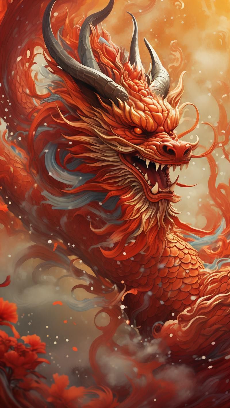 推薦一些高清的靜態(tài)招財(cái)金龍壁紙