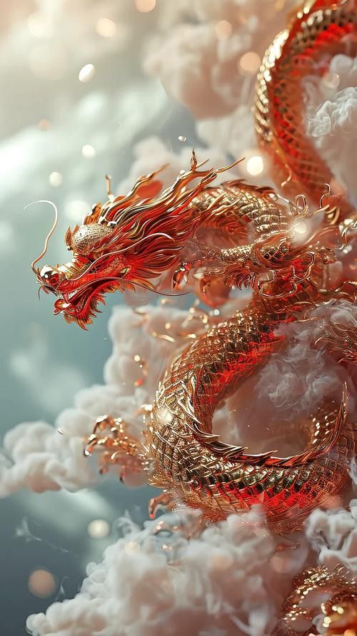 推薦一些高清的靜態(tài)招財(cái)金龍壁紙