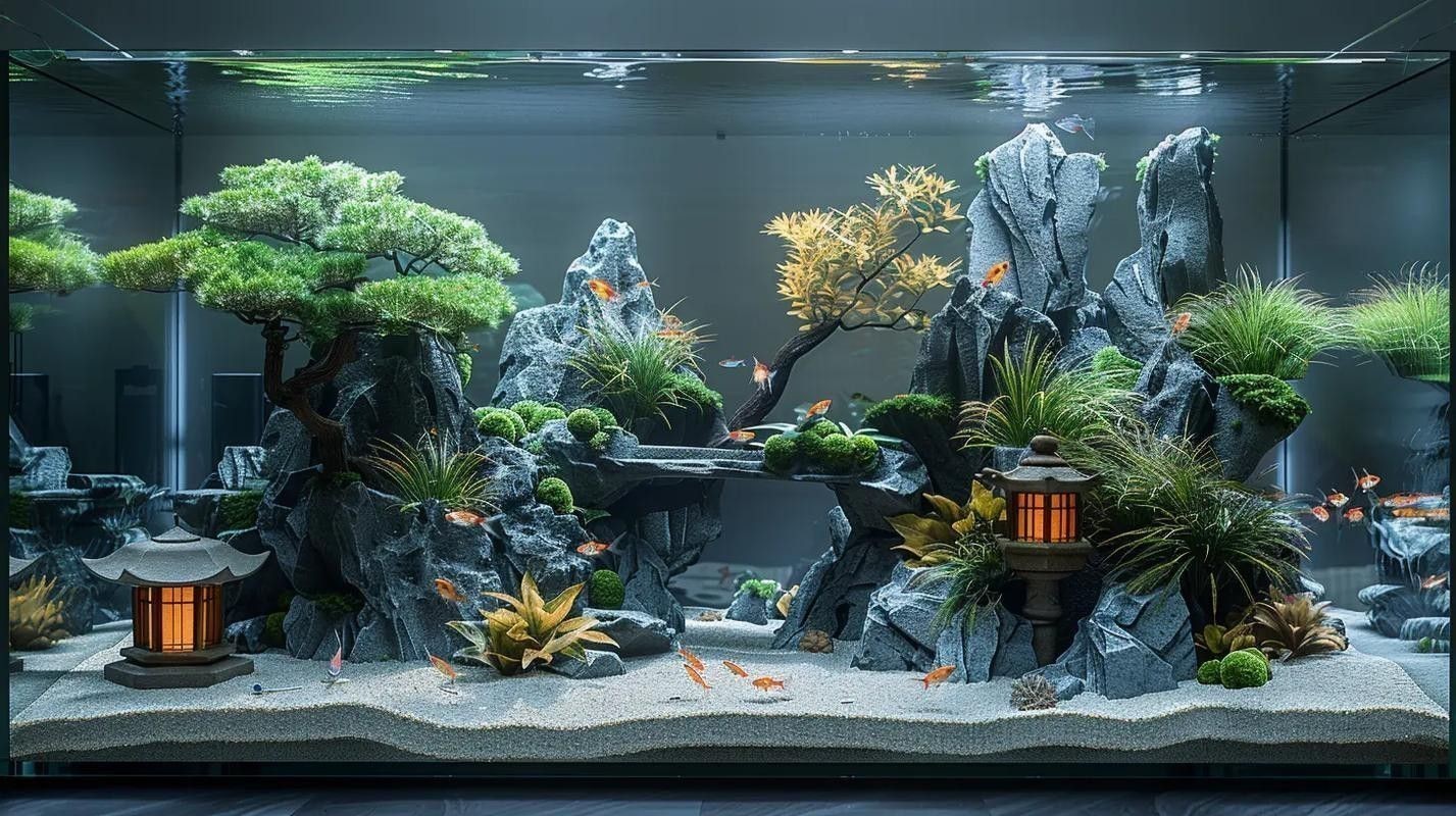 金龍魚巴西亞混養