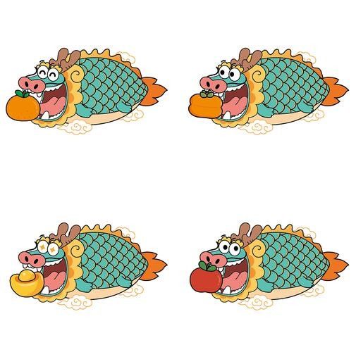 龍魚背景圖片大全高清可愛圖