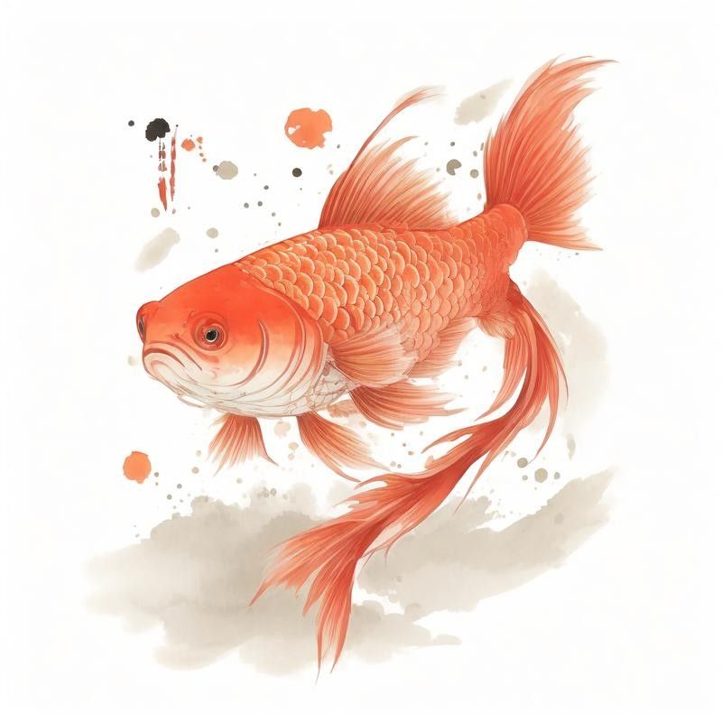 龍魚圖片 頭像可愛卡通