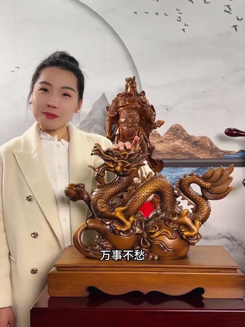 如何清潔和保養白子招財龍擺件？