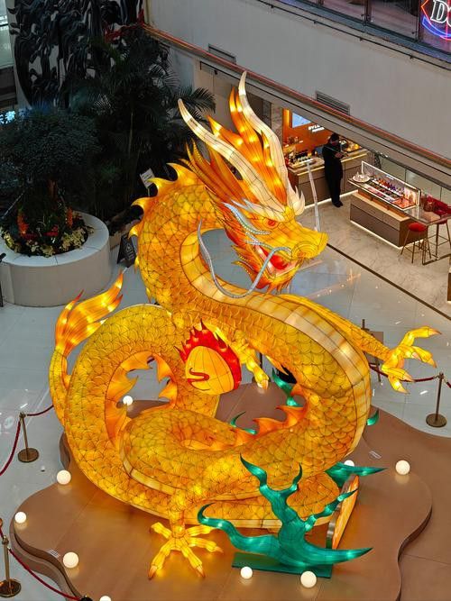 上海迪士尼樂園金龍裝飾細節(jié)