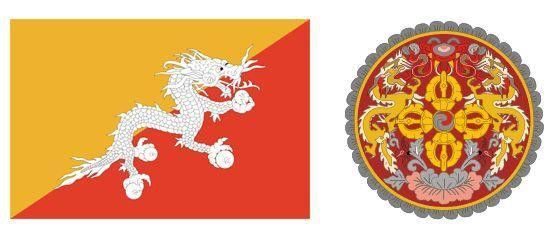還有哪些國家的國旗采用龍圖案？