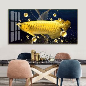 金龍魚畫掛家什么位置好，金龍魚畫掛在家中不同位置可以帶來不同的風水效果