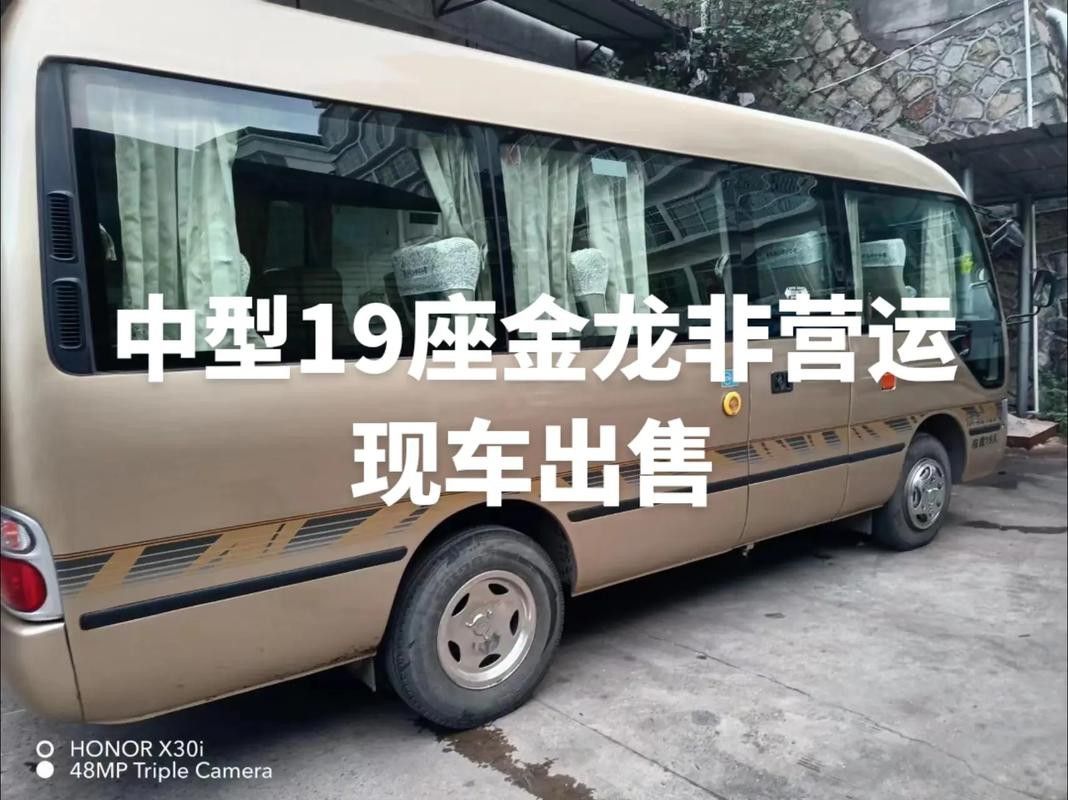金龍19座中巴車的詳細圖片