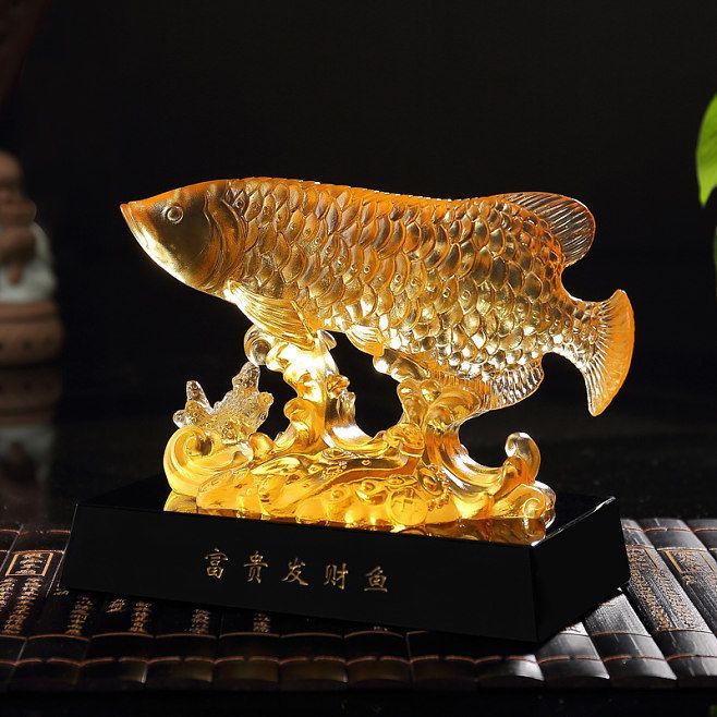 黃金金龍魚擺件 材質(zhì)：黃金金龍魚擺件材質(zhì) 黃金金龍魚擺件 材質(zhì)：黃金金龍魚擺件材質(zhì) 龍魚百科 第3張