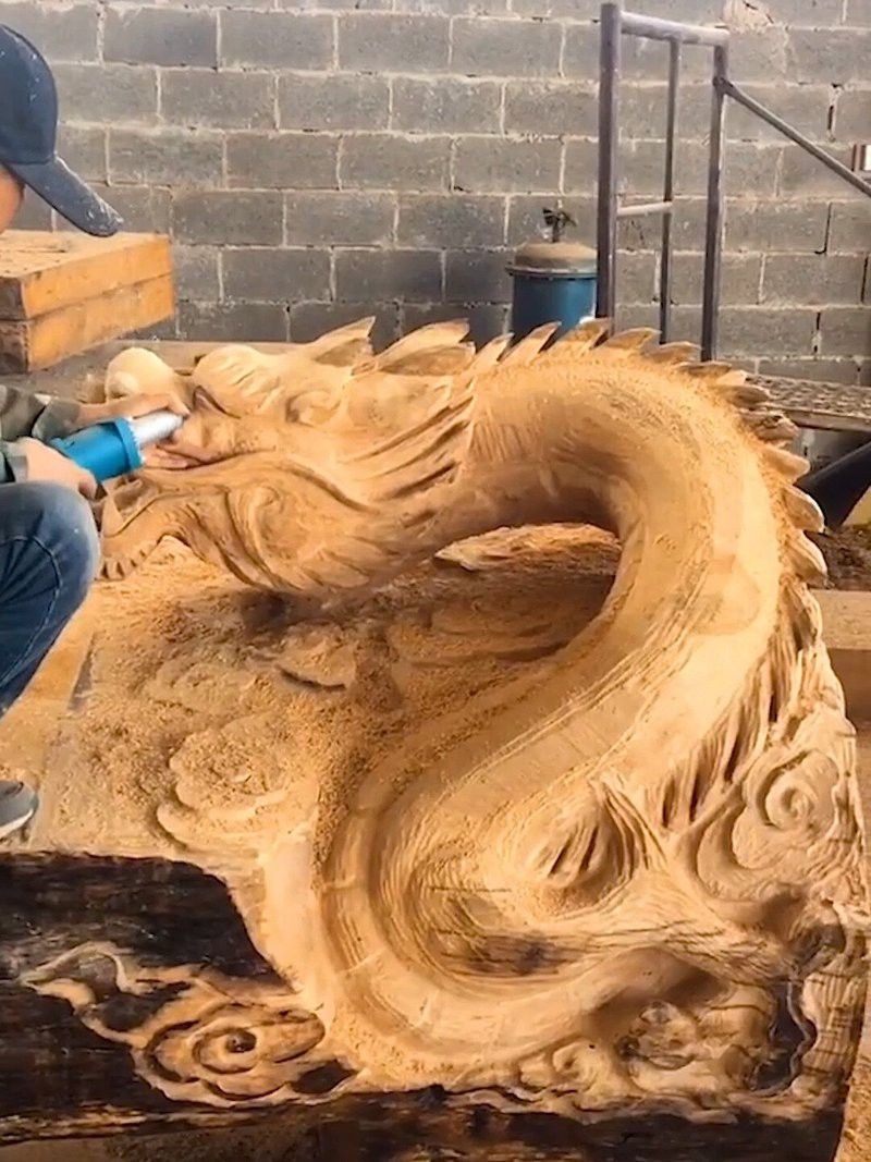 有沒有雕刻龍頭的詳細步驟圖？ 有沒有雕刻龍頭的詳細步驟圖？ 龍魚百科 第31張