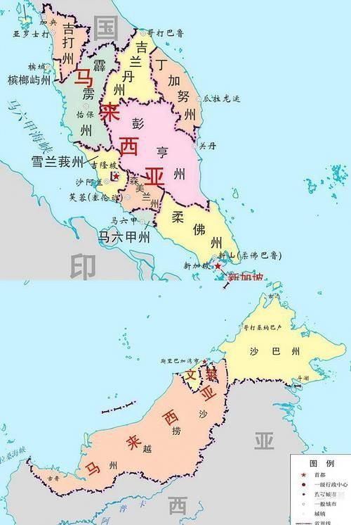 馬來西亞位置地圖