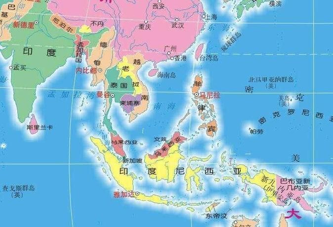 馬來西亞位置地圖