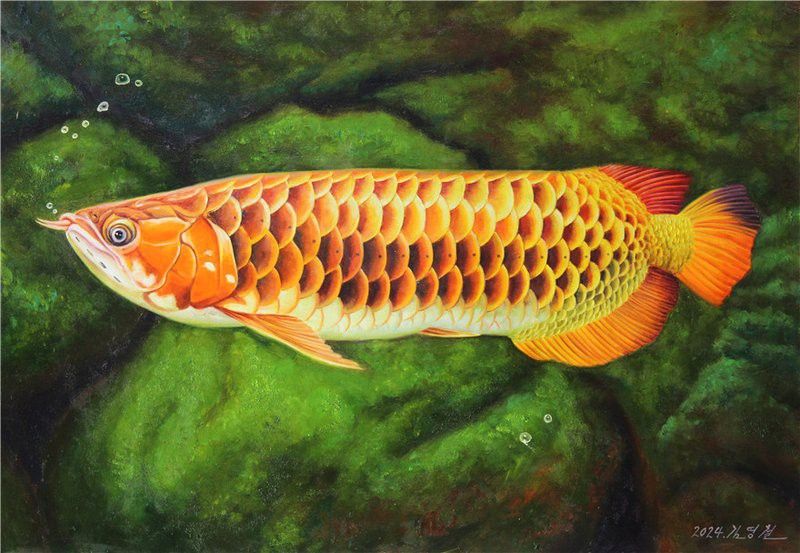 有沒有更多高清的金龍魚雕刻圖片？