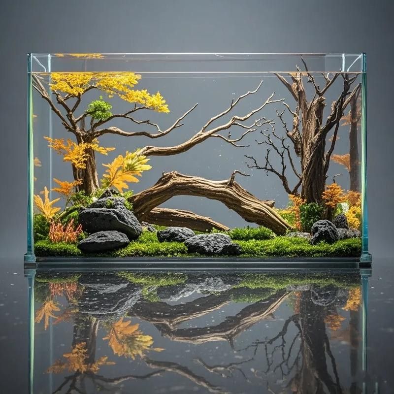 雷龍魚布景