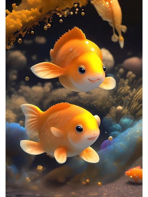 金魚圖片卡通