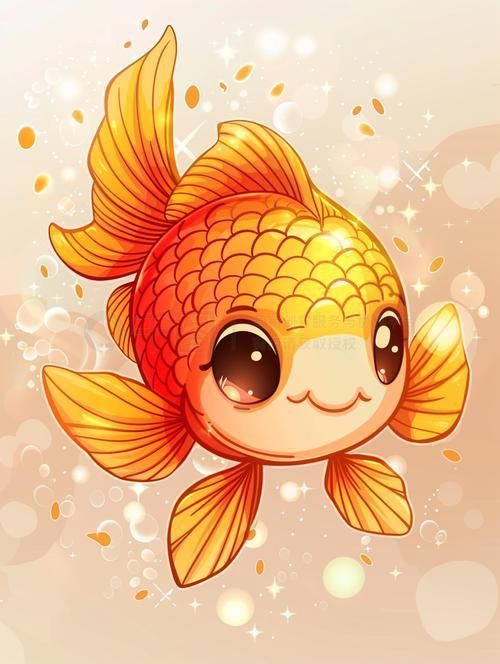 金魚圖片卡通
