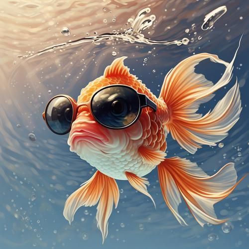 金魚圖片卡通