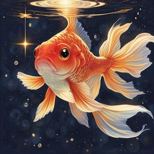 金魚圖片卡通