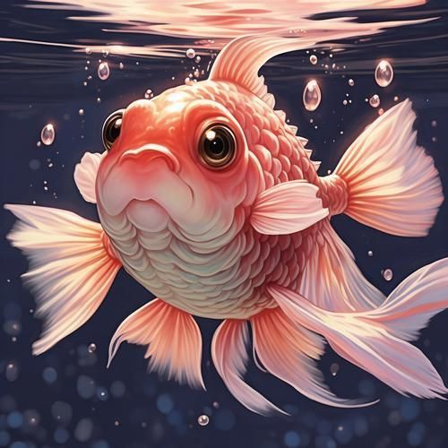 金魚圖片卡通
