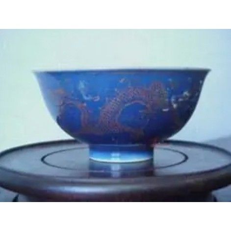 藍(lán)底金龍紋樣有哪些變種？ 藍(lán)底金龍紋樣有哪些變種？ 龍魚百科 第4張