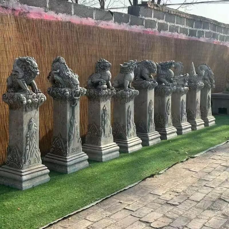 有哪些著名的九子龍雕塑作品？ 有哪些著名的九子龍雕塑作品？ 龍魚百科 第3張
