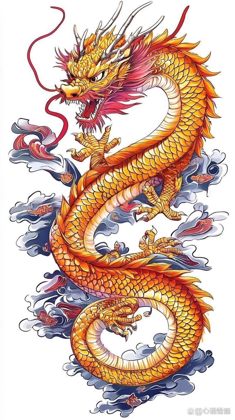 有沒有更多招財金龍壁紙的配色方案？