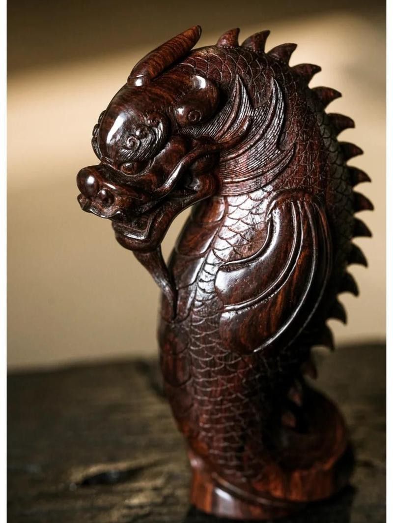 推薦一些龍魚雕刻的精品作品
