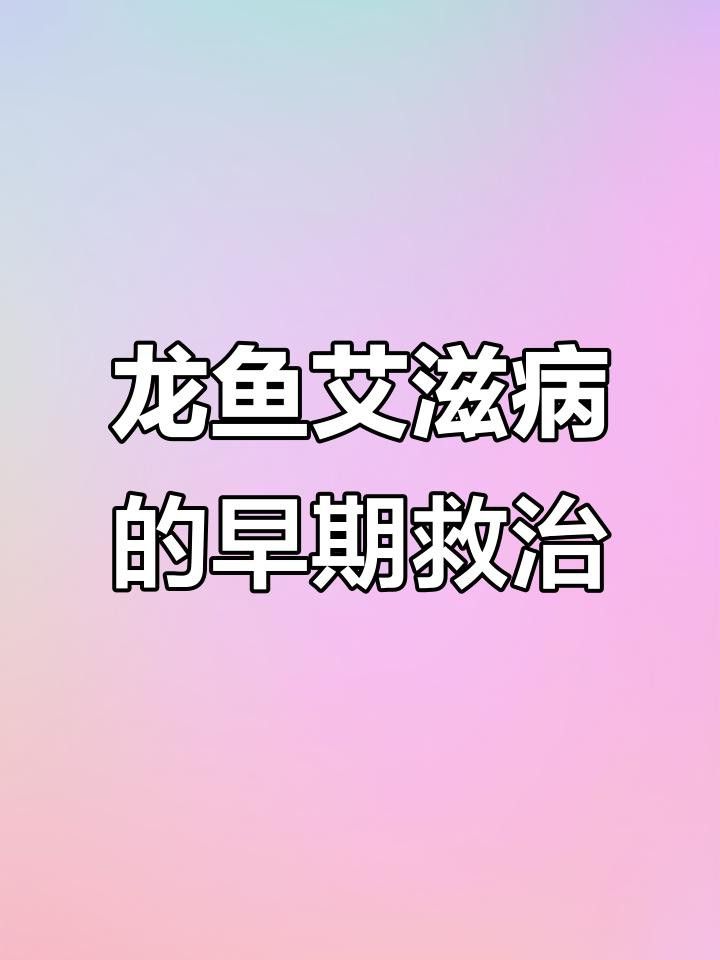 龍魚傳染性疾病如何治療？