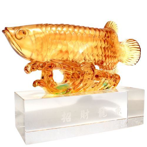 白玉金龍魚工藝品圖片大全