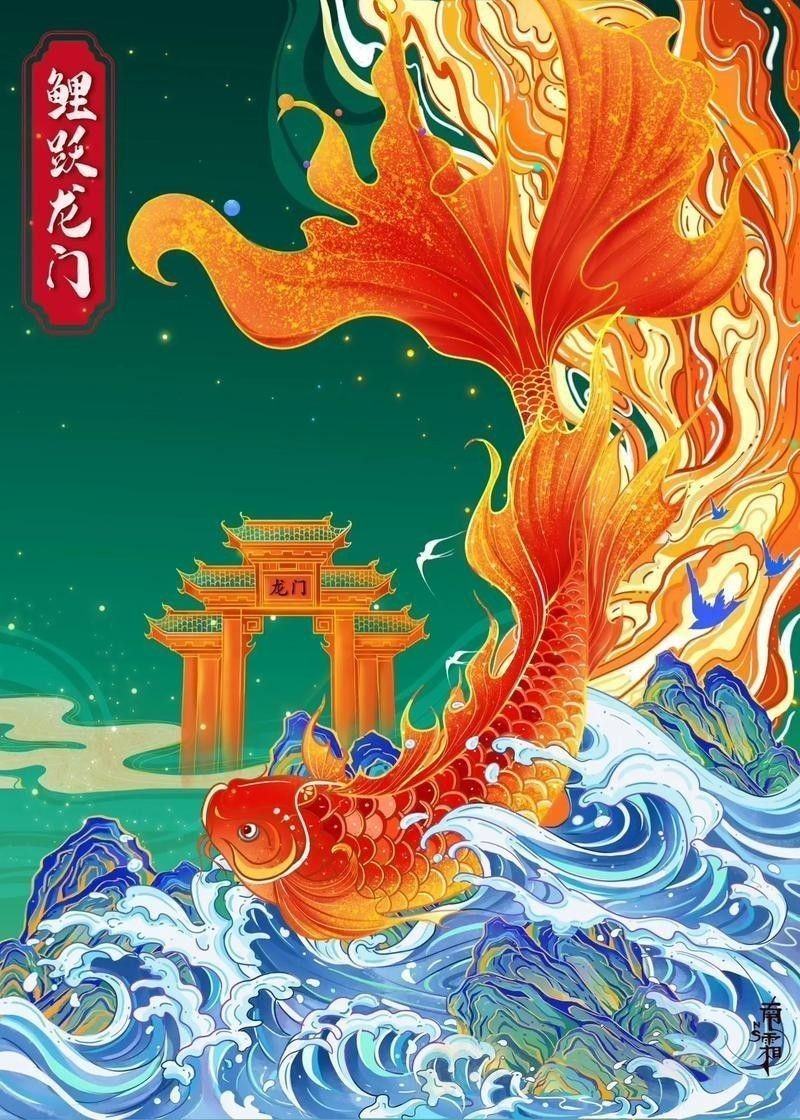 香港龍魚(yú)門(mén)躍圖片高清大圖