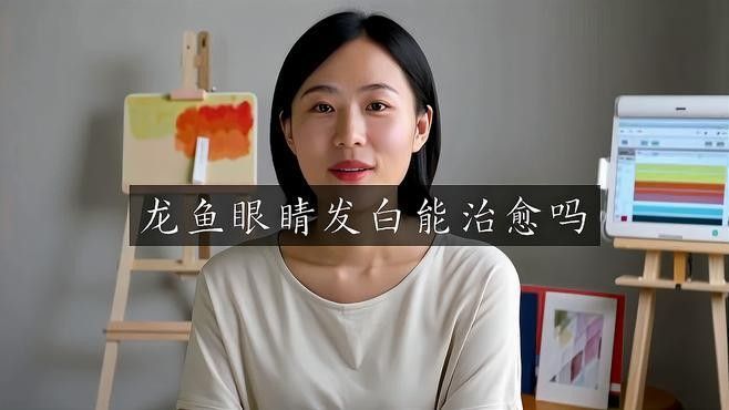 龍魚眼邊有白色物質怎么辦啊