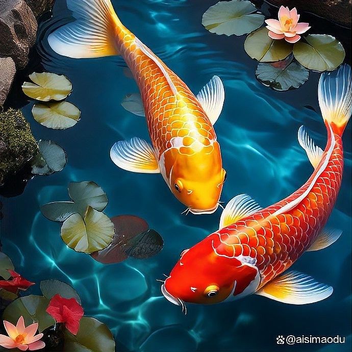 龍鳳錦鯉能和龍魚混養嗎圖片對比