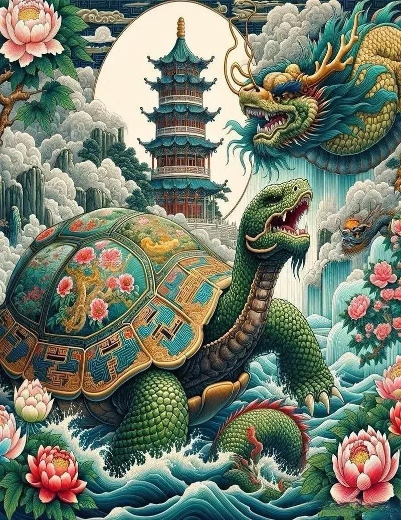 有沒有更多風格的龍龜壁紙？