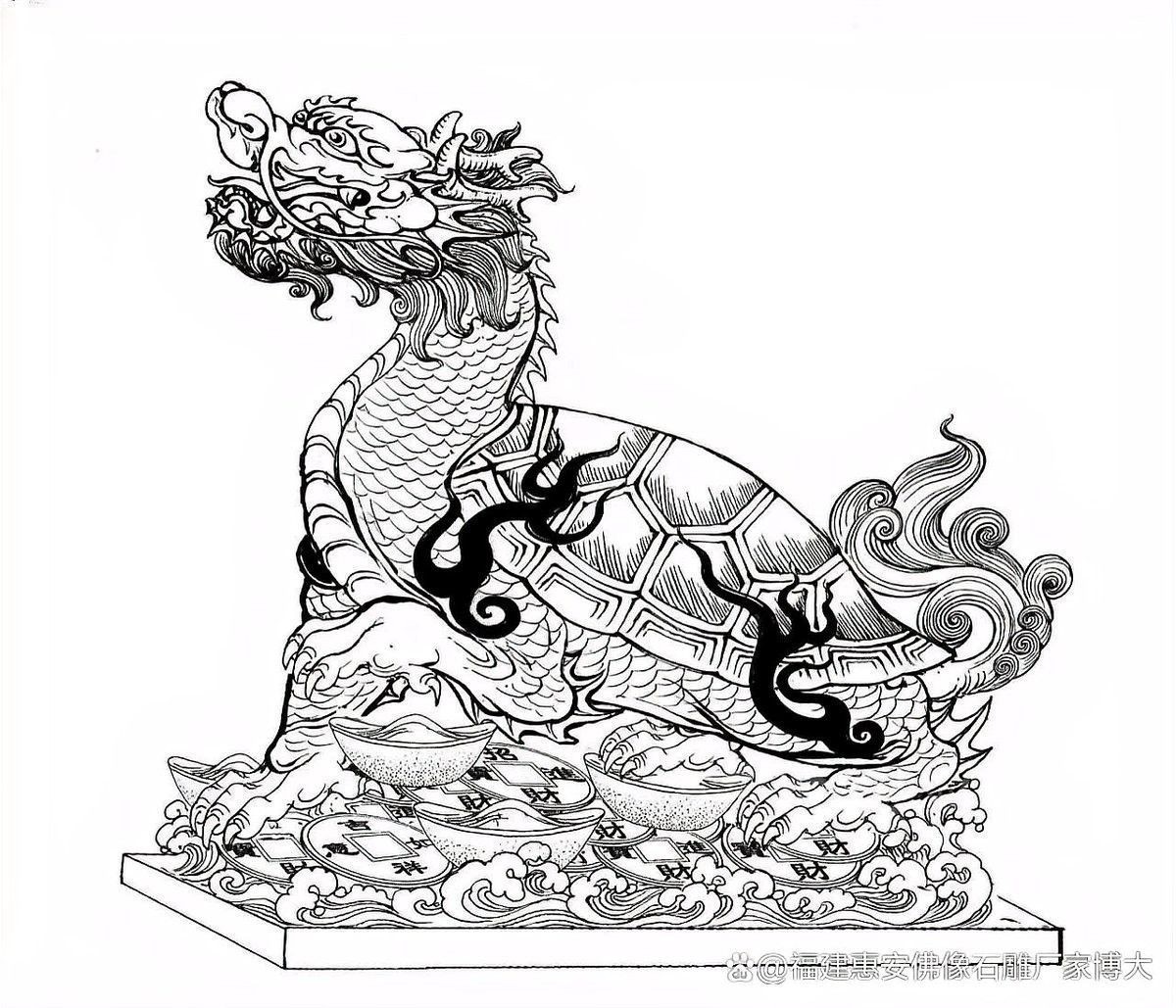 有沒有更多風格的龍龜壁紙？