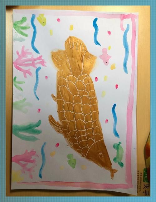 金龍魚圖案作業 金龍魚圖案作業 龍魚百科 第7張