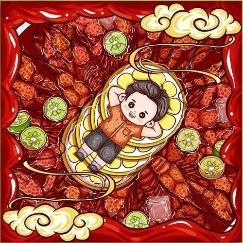 龍蝦圖片如何與品牌元素結合