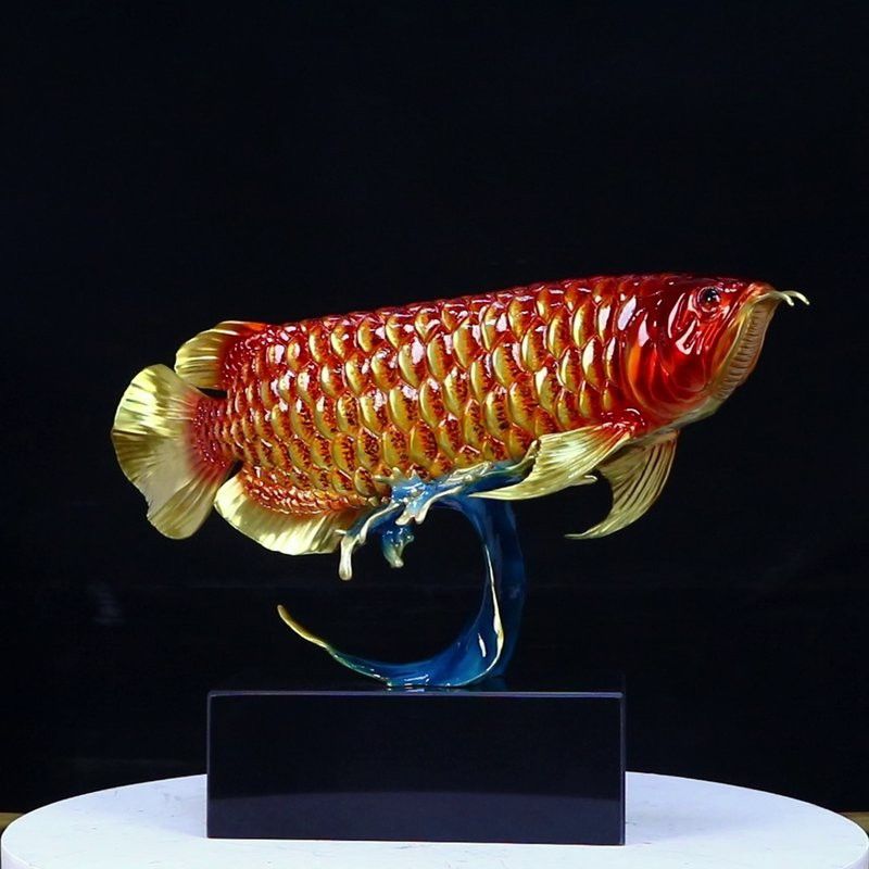 金龍魚擺件清洗后如何保養？