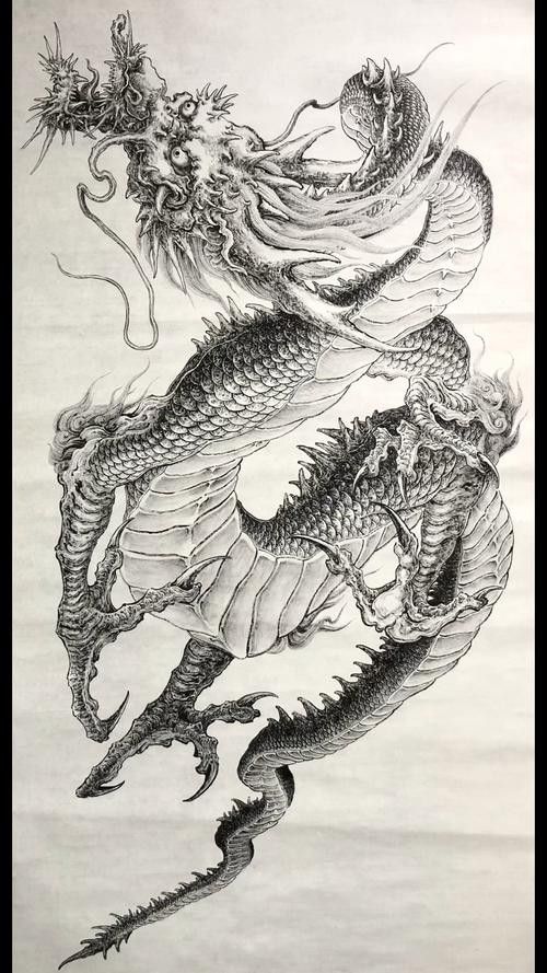 能否提供更多版畫龍作品欣賞？