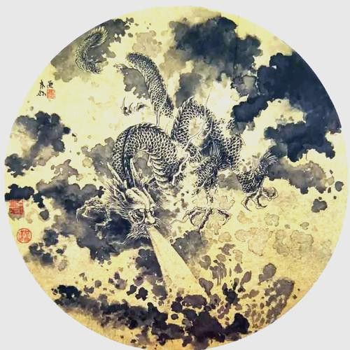能否提供更多版畫龍作品欣賞？