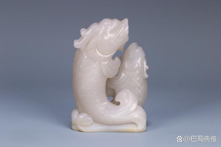 玉雕龍魚圖片擺件大全
