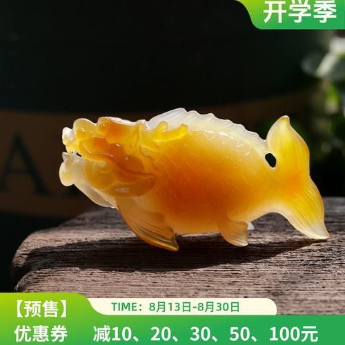 玉雕龍魚圖片擺件大全