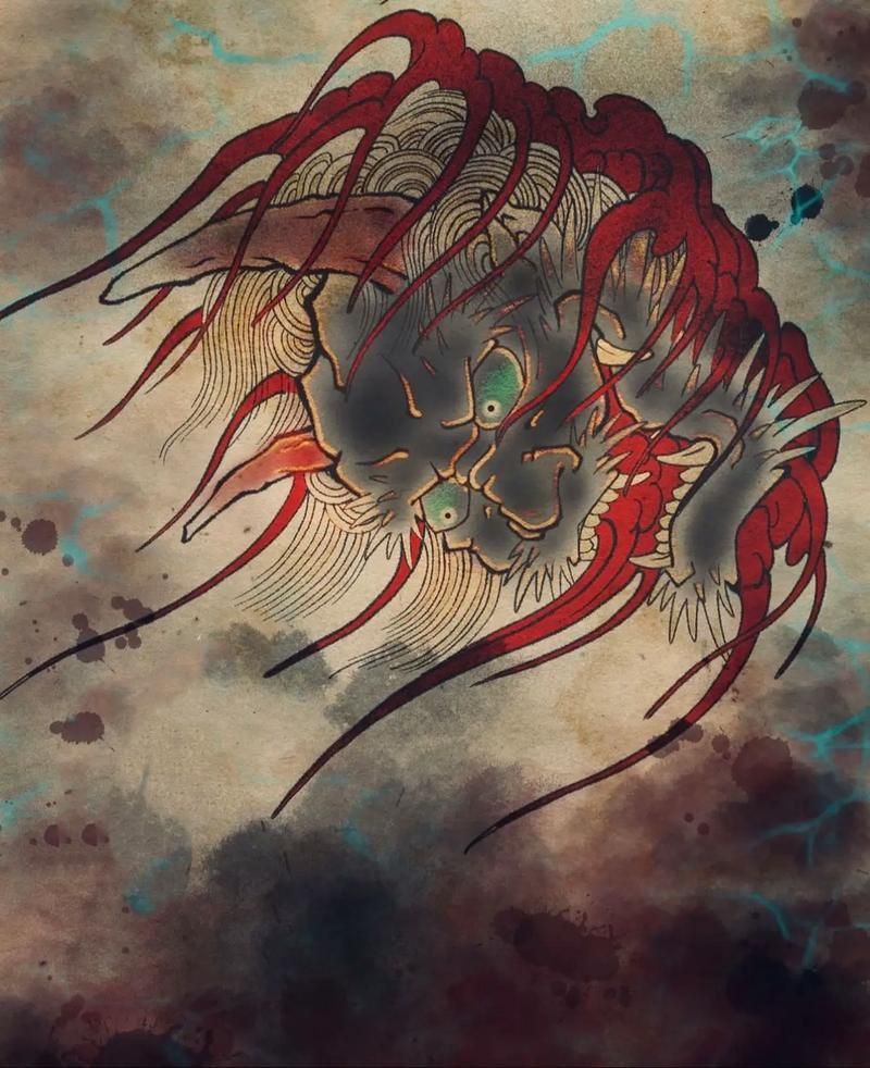 龍魚圖騰圖片