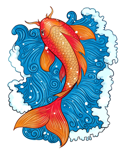 龍魚圖片大全圖片高清壁紙可愛卡通動(dòng)漫